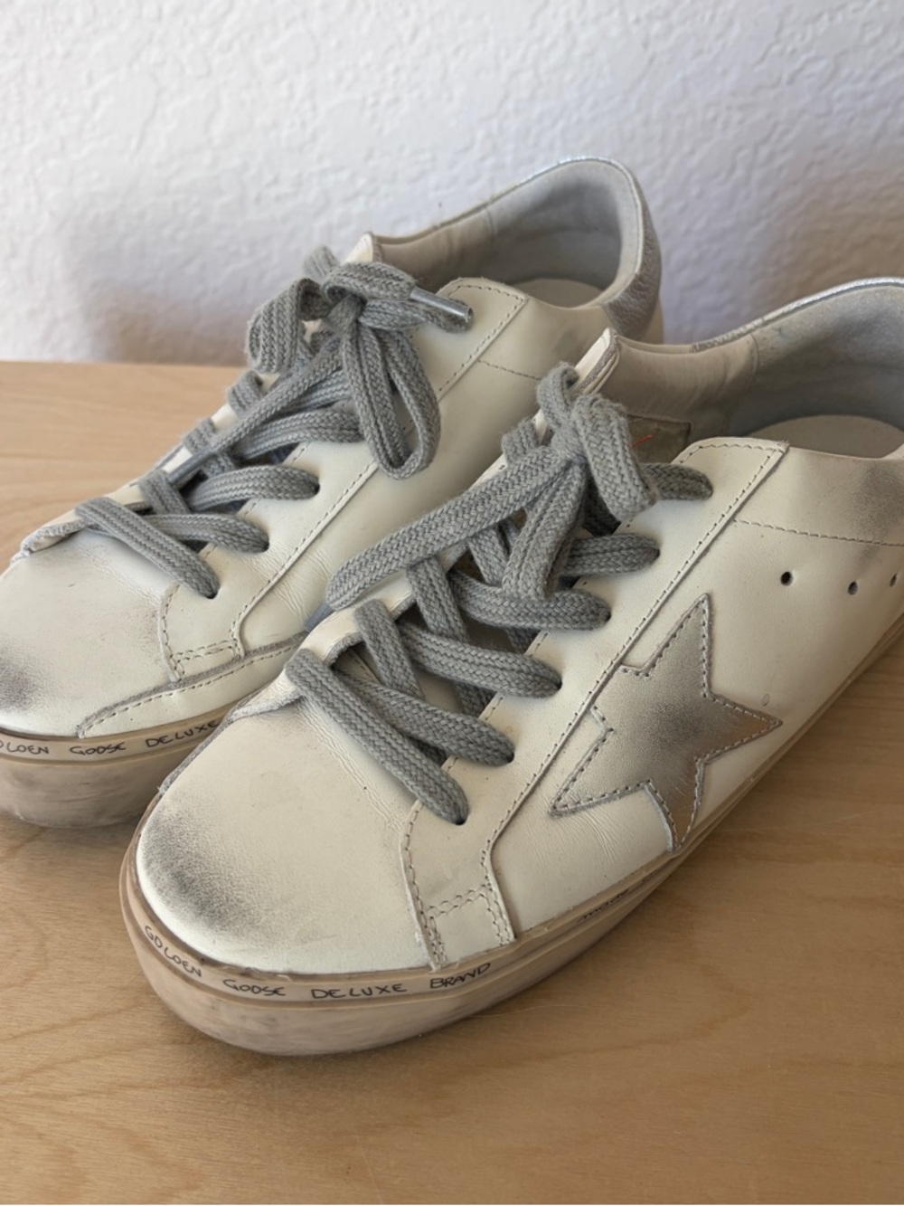 Golden Goose Hi Star platform sneakers silver star - Picture 6 of 17